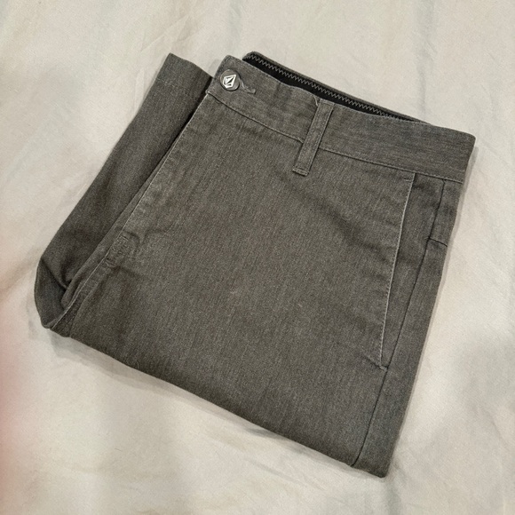 Volcom stretch shorts dark heathered gray - Picture 2 of 5